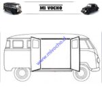 Goma de Puerta Central VW Kombi