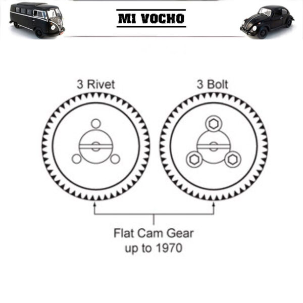 Eje de Levas Plano VW Escarabajo / Kombi – foto 2